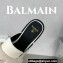 Balamin Shearling and Pearl Coin Mules White 2024