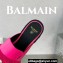Balamin Shearling and Pearl Coin Mules Fuchsia 2024