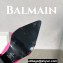 Balamin Shearling and Pearl Coin Mules Fuchsia 2024