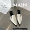 Balamin Brushed Lether Coin Mules White 2024