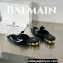 Balamin Brushed Lether Coin Mules Black 2024