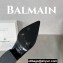 Balamin Brushed Lether Coin Mules Black 2024