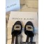 Manolo Blahnik Heel 5.5cm Satin Embellished Laalita Mules Black