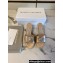 Manolo Blahnik Heel 5.5cm Satin Embellished Laalita Mules Beige