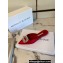 Manolo Blahnik Heel 1.5cm Satin Embellished Sigulona Flat Mules Red