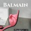 Balamin Heel 9.5cm Uma Satin Silk Sandals Pink 2024