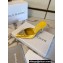 Manolo Blahnik Heel 9.5cm Satin Namutri Mules Yellow
