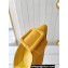 Manolo Blahnik Heel 7cm MAYSLI Suede Buckle Slingback Mules Yellow