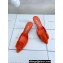 Manolo Blahnik Heel 7cm MAYSALE Suede Buckle Mules Orange