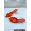 Manolo Blahnik Heel 7cm MAYSALE Suede Buckle Mules Orange
