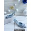 Manolo Blahnik Heel 7cm MAYSALE Suede Buckle Mules Gray Blue