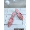 Manolo Blahnik Heel 7cm MAYSALE Suede Buckle Mules Pink