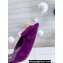 Manolo Blahnik Heel 7cm MAYSALE Suede Buckle Mules Dark Purple