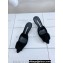 Manolo Blahnik Heel 7cm MAYSALE Suede Buckle Mules Black