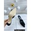 Manolo Blahnik Heel 7cm MAYSALEBI Lace Grosgrain Buckle Mules Black