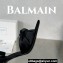 Balamin Heel 9.5cm Uma Satin Silk Sandals Black 2024