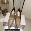 Jimmy Choo Heel 10cm Maryanne 100 Pointed-Toe Pumps Calf Leather Brown 2024