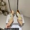 Jimmy Choo Heel 8.5cm Aurelie 85 Pointed Pumps Patent Leather Nude with Pearl Embellishment 2024