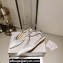 Jimmy Choo point-toe flats Crystals Satin White with Crystal Embellishment 2024