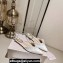 Jimmy Choo point-toe flats Crystals Satin White with Crystal Embellishment 2024