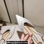 Jimmy Choo point-toe flats Crystals Satin White with Crystal Embellishment 2024