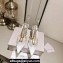 Jimmy Choo Heel 8.5cm Saeda 85 Pumps Crystals Satin White with Crystal Embellishment 2024