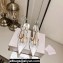 Jimmy Choo Heel 10cm Saeda 100 Pumps Crystals Satin White with Crystal Embellishment 2024