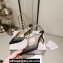 Jimmy Choo Heel 8.5cm Saeda 85 Pumps Crystals Satin Black with Crystal Embellishment 2024