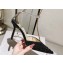 Jimmy Choo Heel 8.5cm Saeda 85 Pumps Crystals Suede Black with Crystal Embellishment 2024