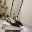 Jimmy Choo Heel 8.5cm Saeda 85 Pumps Crystals Suede Black with Crystal Embellishment 2024
