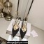 Jimmy Choo Heel 8.5cm Saeda 85 Pumps Crystals Suede Black with Crystal Embellishment 2024