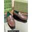 Gucci Men's Horsebit 1953 loafers with Horsebit ‎757769 Brown 2024