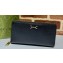 Gucci zip-around wallet with Horsebit 700484 in Black leather