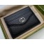 Gucci Card case with Interlocking G 734999 in Black leather