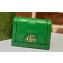 Gucci GG Matelassé card case Wallet 723786 in Green leather