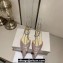 Jimmy Choo point-toe flats Crystals Satin Gold with Crystal Embellishment 2024