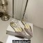 Jimmy Choo point-toe flats Crystals Satin Gold with Crystal Embellishment 2024