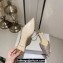 Jimmy Choo point-toe flats Crystals Satin Gold with Crystal Embellishment 2024
