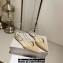 Jimmy Choo point-toe flats Patent Leather Nude with Crystal Embellishment 2024
