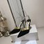 Jimmy Choo Heel 10cm Saeda 100 Pumps Suede Black with Crystal Embellishment 2024
