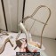 Jimmy Choo Heel 8.5cm Saeda 85 Pumps Crystals White/Multicolor with Crystal Embellishment 2024