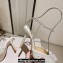 Jimmy Choo Heel 10cm Saeda 100 Pumps Crystals White/Multicolor with Crystal Embellishment 2024