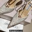 Jimmy Choo Heel 10cm Saeda 100 Pumps Crystals White/Multicolor with Crystal Embellishment 2024