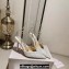 Jimmy Choo Heel 10cm Saeda 100 Pumps Crystals White/Multicolor with Crystal Embellishment 2024