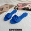 Cheap Sale Dolce & Gabbana Rubber beachwear sliders Blue