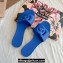 Cheap Sale Dolce & Gabbana Rubber beachwear sliders Blue