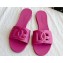Cheap Sale Dolce & Gabbana Rubber beachwear sliders Fuchsia