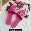 Cheap Sale Dolce & Gabbana Rubber beachwear sliders Fuchsia