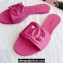Cheap Sale Dolce & Gabbana Rubber beachwear sliders Fuchsia