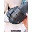Cheap Sale Balenciaga Chunky Slide Sandals in Black rubber
